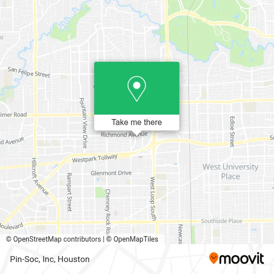 Pin-Soc, Inc map