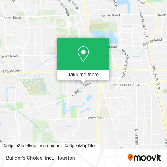 Builder's Choice, Inc. map