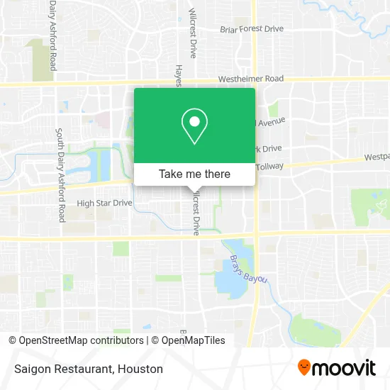 Saigon Restaurant map