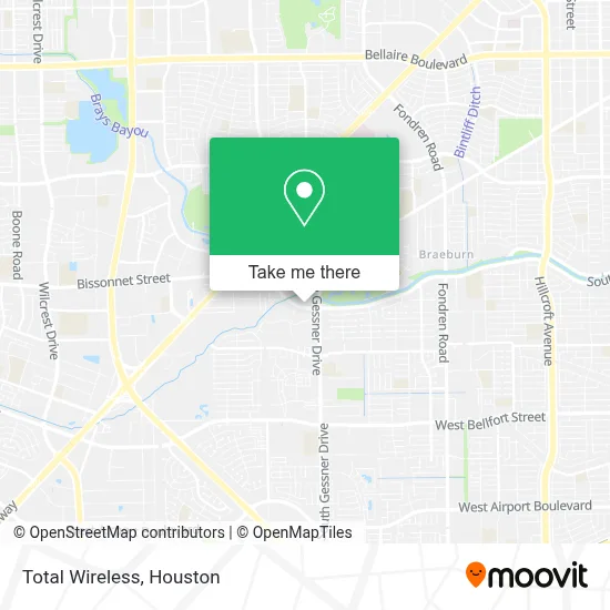 Total Wireless map