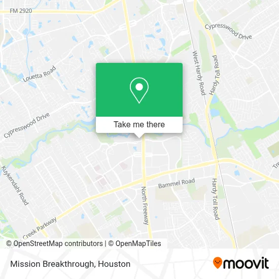 Mission Breakthrough map