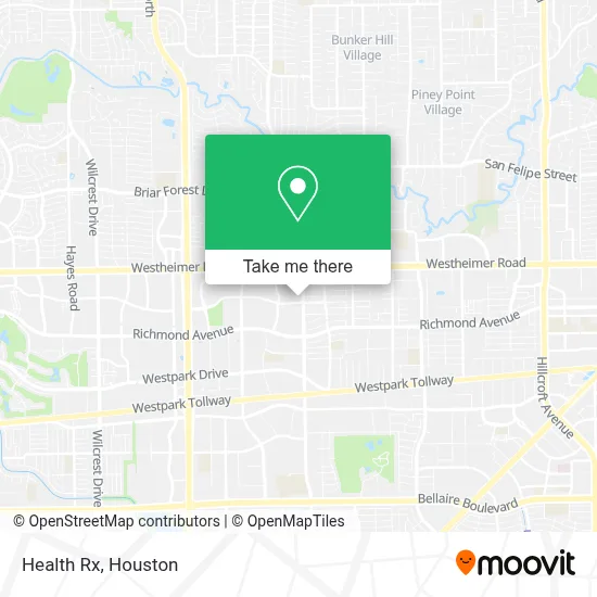 Health Rx map