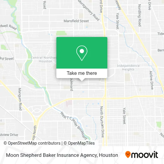 Moon Shepherd Baker Insurance Agency map