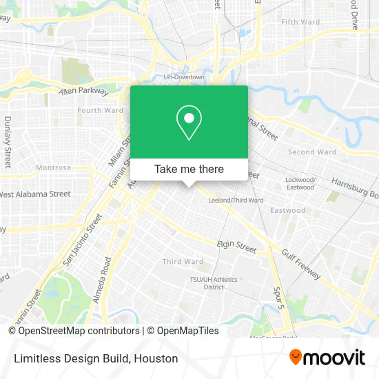 Limitless Design Build map