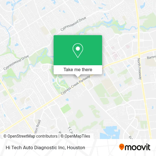 Hi Tech Auto Diagnostic Inc map
