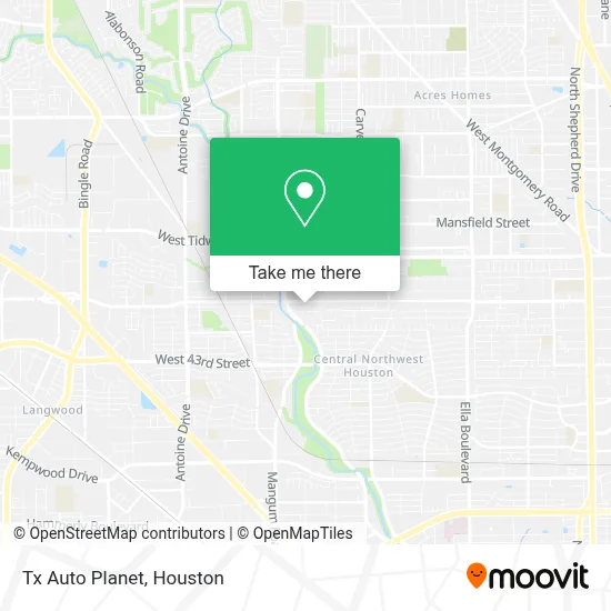 Tx Auto Planet map