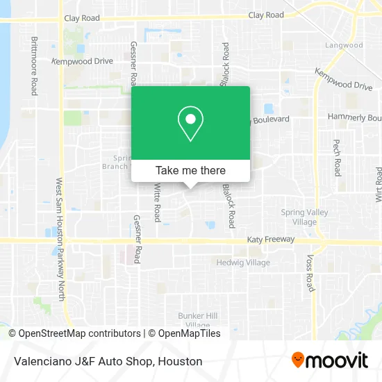 Valenciano J&F Auto Shop map