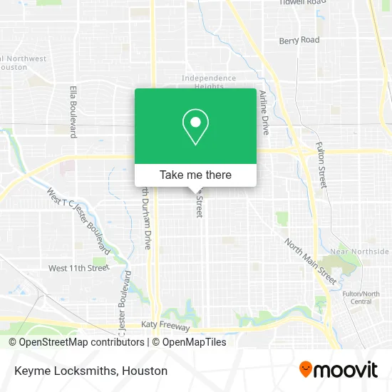Keyme Locksmiths map