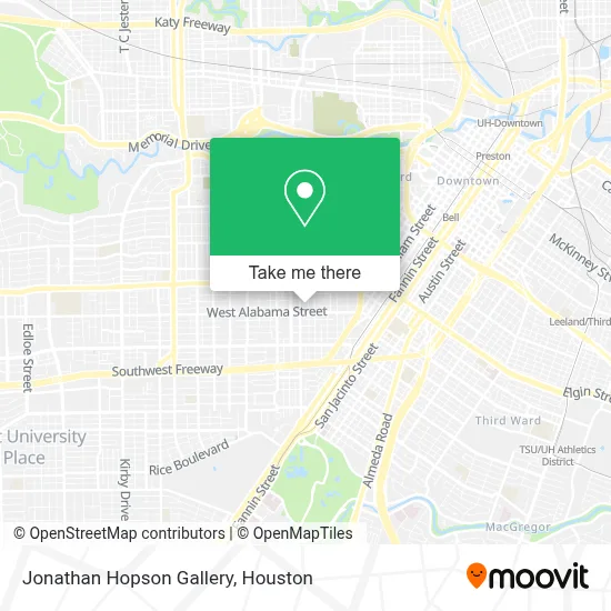 Jonathan Hopson Gallery map