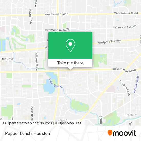 Pepper Lunch map