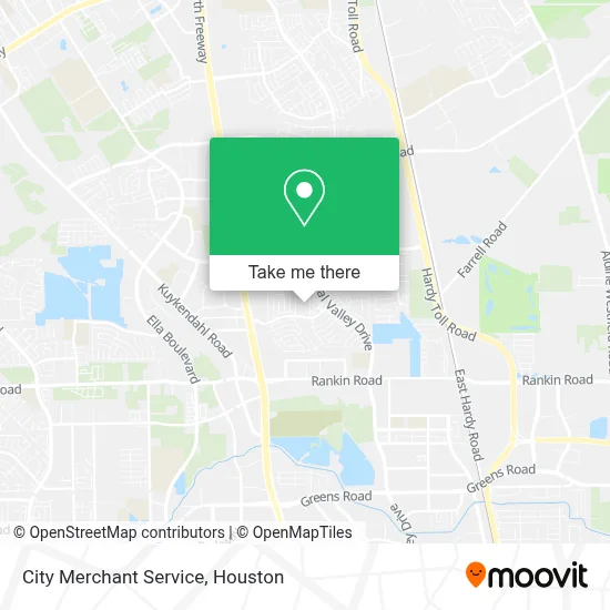 City Merchant Service map