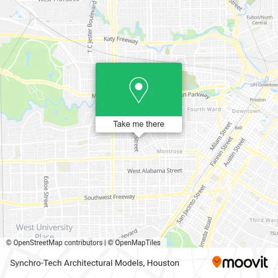Synchro-Tech Architectural Models map