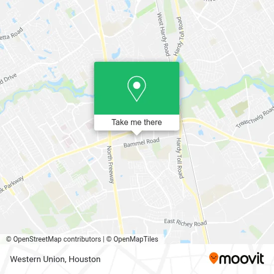 Western Union map
