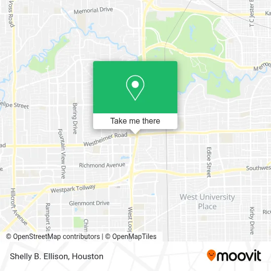 Shelly B. Ellison map