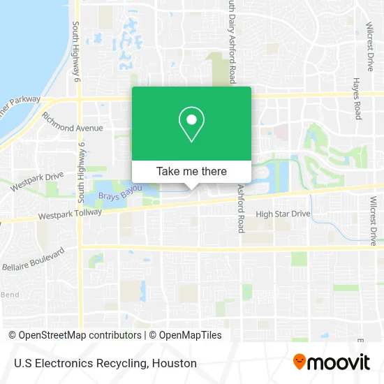 U.S Electronics Recycling map