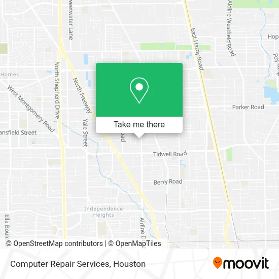 Computer Repair Services map