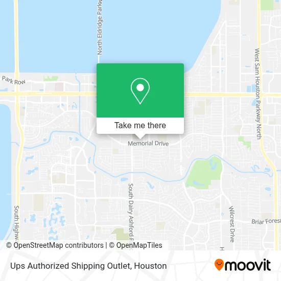 Ups Authorized Shipping Outlet map