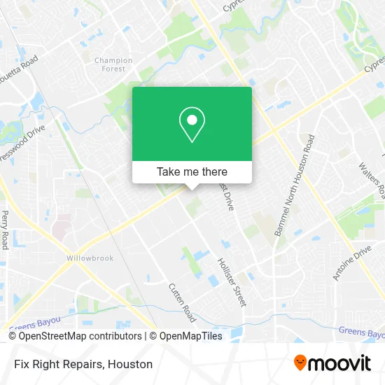 Fix Right Repairs map