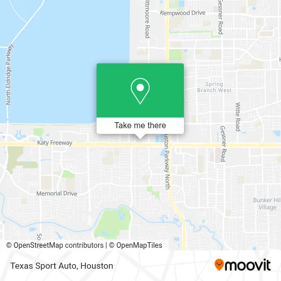 Texas Sport Auto map