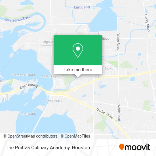 The Poitras Culinary Academy map