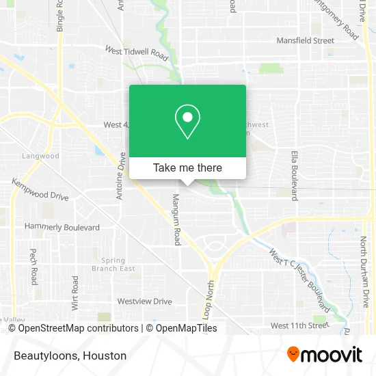 Beautyloons map
