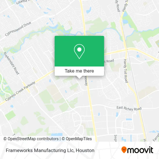 Frameworks Manufacturing Llc map