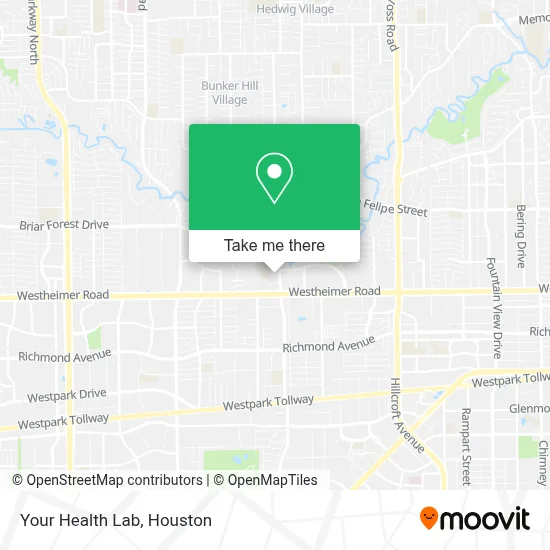 Your Health Lab map