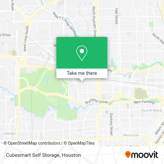 Cubesmart Self Storage map