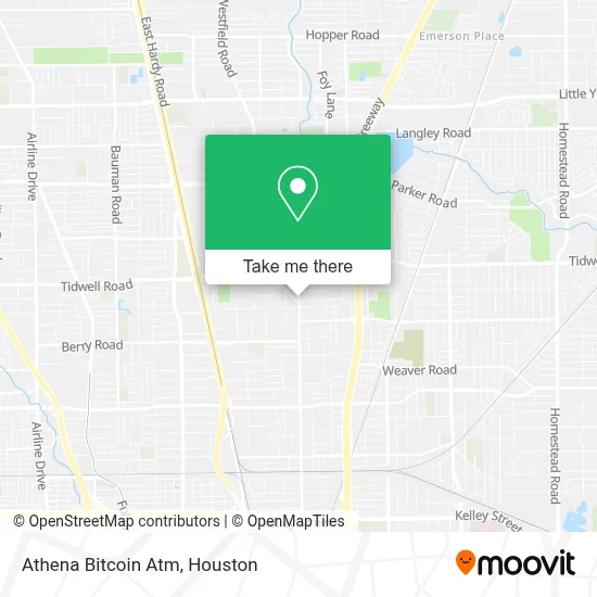 Athena Bitcoin Atm map