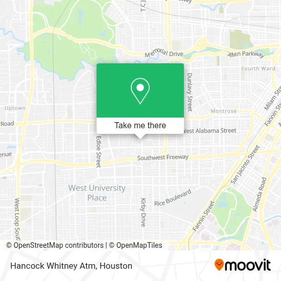 Hancock Whitney Atm map