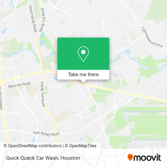 Quick Quack Car Wash map