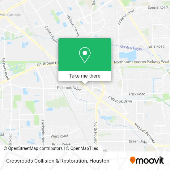 Crossroads Collision & Restoration map