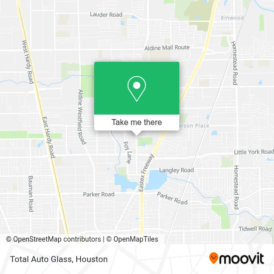 Total Auto Glass map