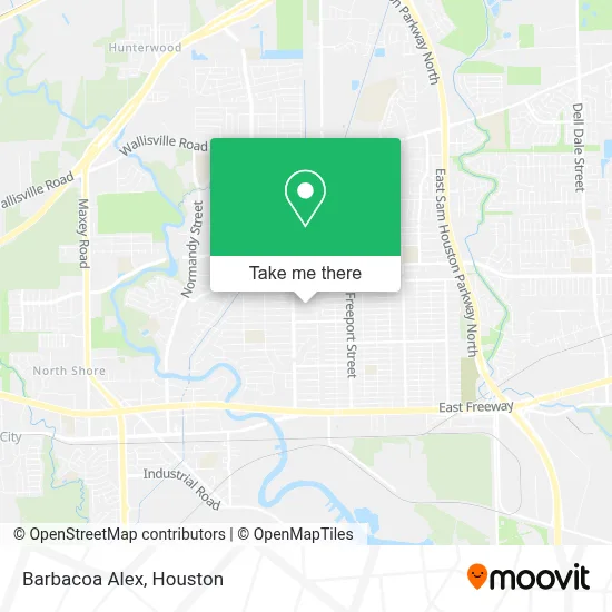 Barbacoa Alex map