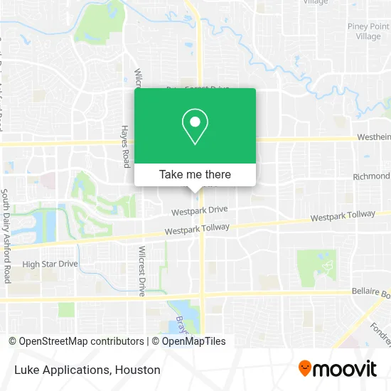 Luke Applications map