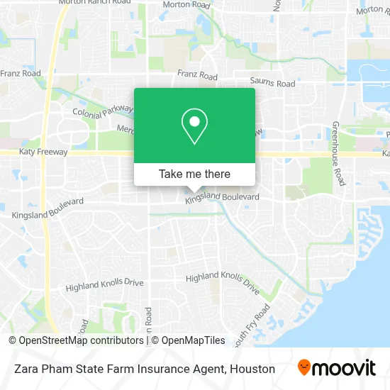 Zara Pham State Farm Insurance Agent map