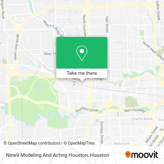 Nine9 Modeling And Acting Houston map
