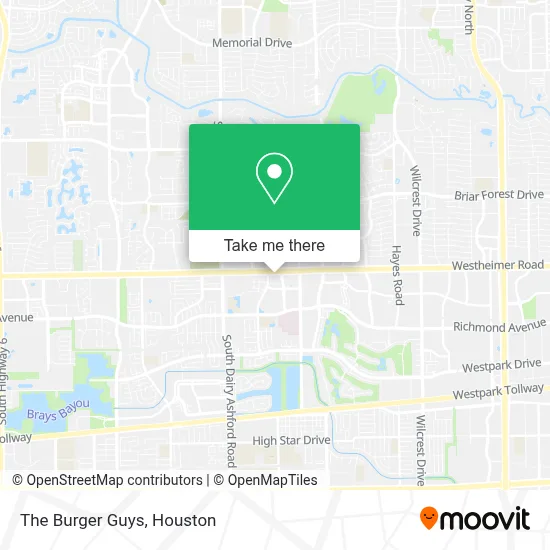 The Burger Guys map
