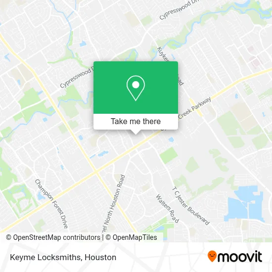 Keyme Locksmiths map