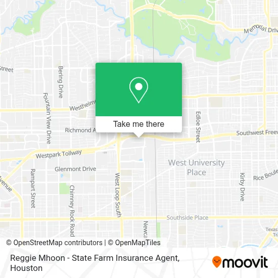 Reggie Mhoon - State Farm Insurance Agent map
