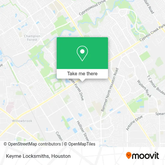 Keyme Locksmiths map