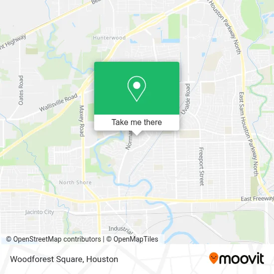 Woodforest Square map