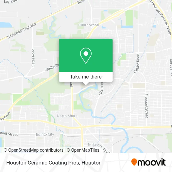 Houston Ceramic Coating Pros map