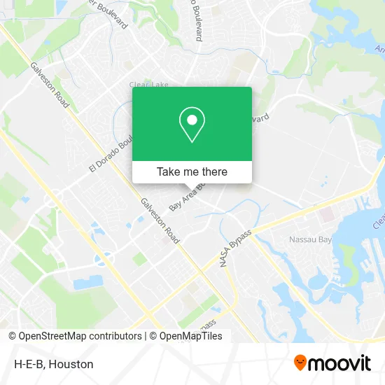 H-E-B map