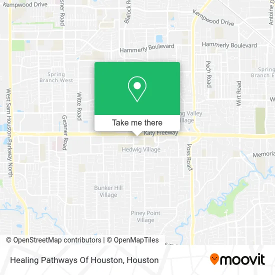Healing Pathways Of Houston map