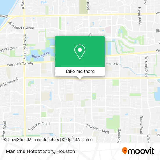 Man Chu Hotpot Story map