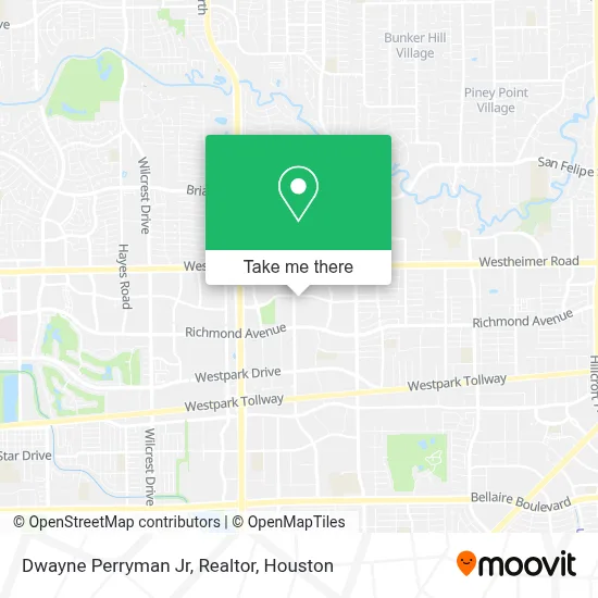 Dwayne Perryman Jr, Realtor map