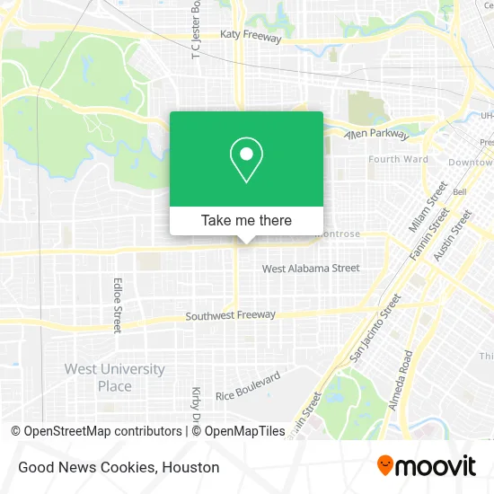 Good News Cookies map