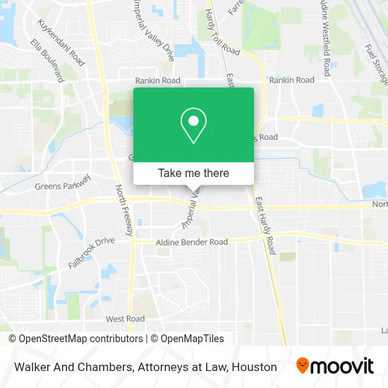 Walker And Chambers, Attorneys at Law map