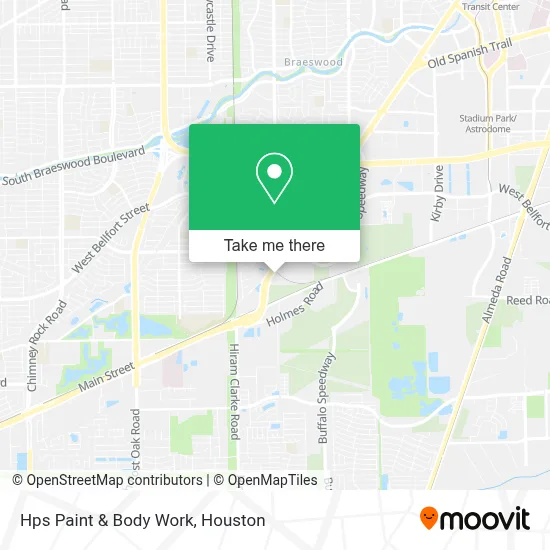 Hps Paint & Body Work map